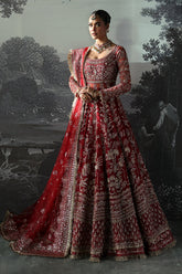 Anastasia | 3 Pc Unstitched Suit Festive Embroidered Brides Edit'24 By Afrozeh